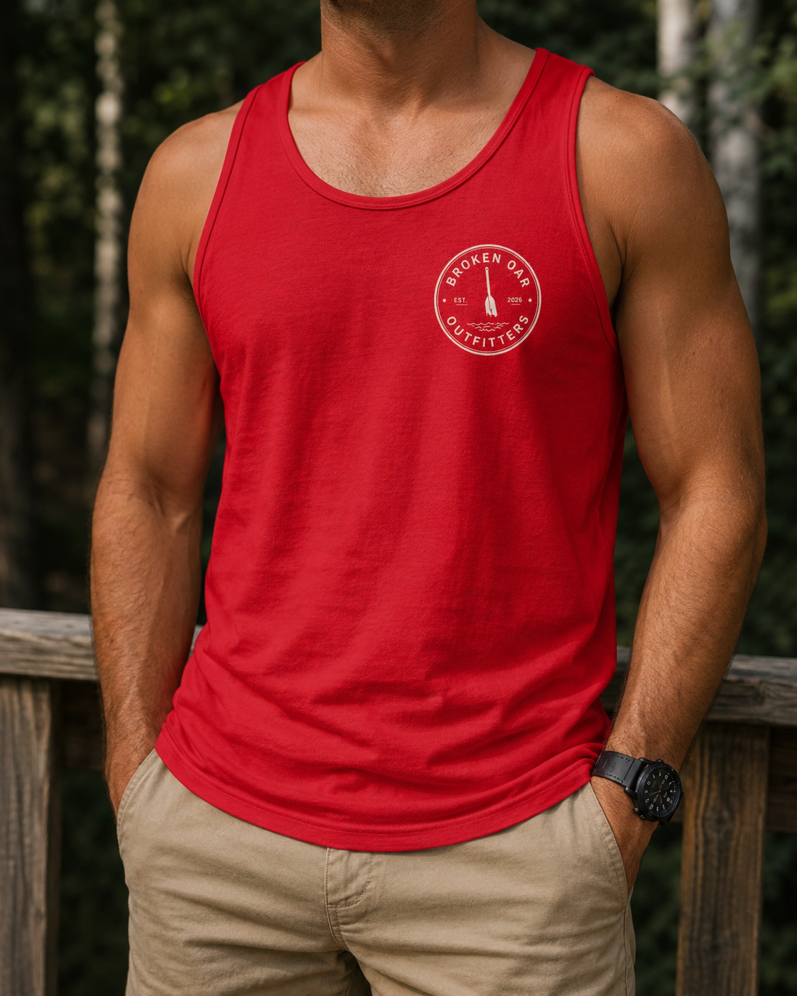 Broken Oar Outfitters Mens Tank Top